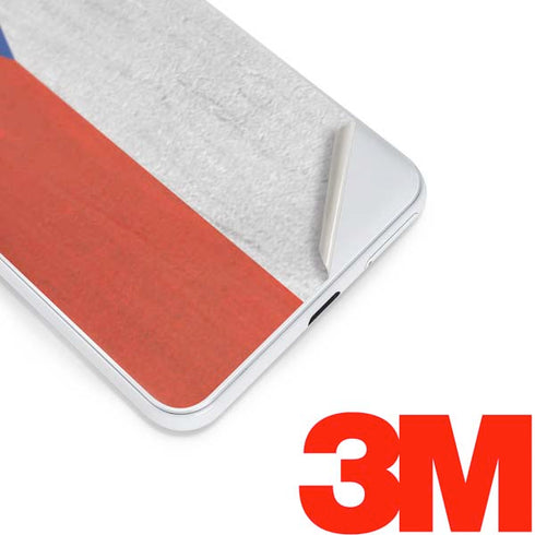 Czech Republic Flag Distressed Google Pixel 3 Skin